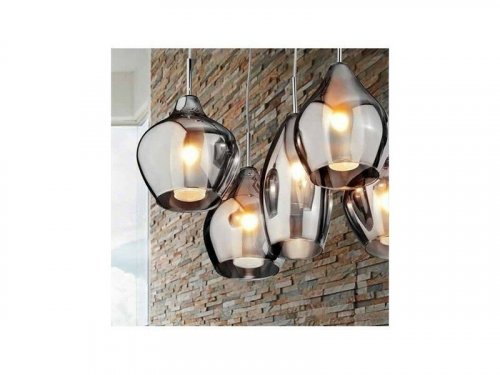 Підвісний світильник Azzardo AZ0722 Amber Milano (chrome) (2285-5P-CH) (15873)