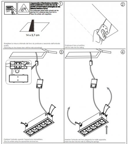 Точковий світильник Ideal Lux LIKA FI5 TRIM (206219) (25898)