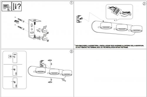 Спот Ideal Lux OBY PL3 (196701) (22960)