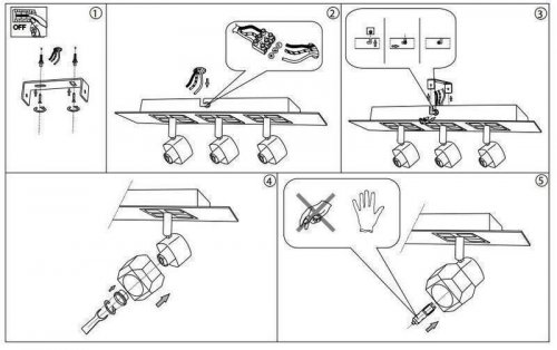 Спот Ideal Lux NOSTALGIA AP3 (077956) (56330) 