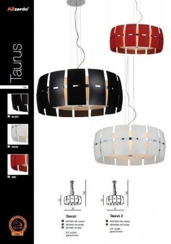 Подвесной светильник Azzardo AZ0191 Taurus 2 (white) (MD2050S-4-WH) (15626)