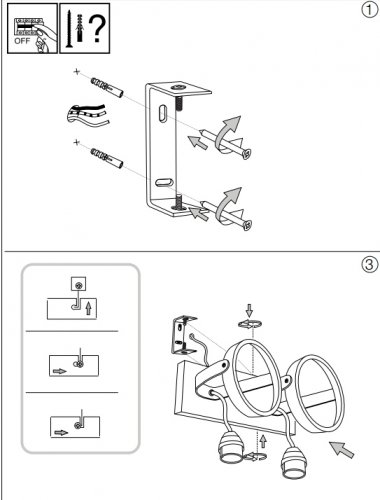 Спот Ideal Lux GLIM PL2 BIANCO (200200) (23291)