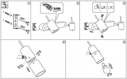 Спот  Ideal  Lux  ELIS  AP2  (031088)  (48454)