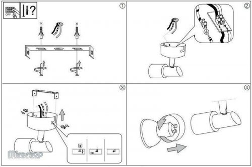 Спот Ideal Lux SLEM AP1 BIANCO (099064) (93758) 