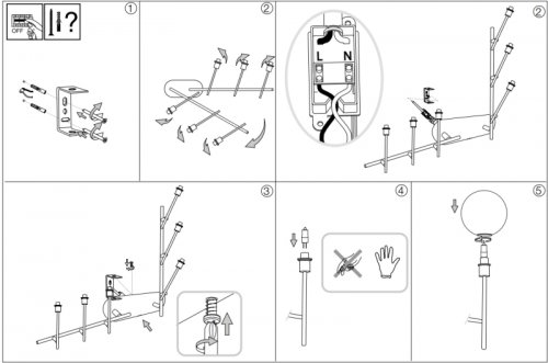 Спот  Ideal  Lux  MARACAS  PL6  (200361)  (22952)