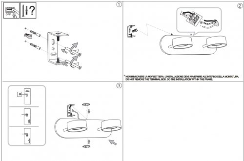 Спот Ideal Lux OBY AP2 (196695) (23103)