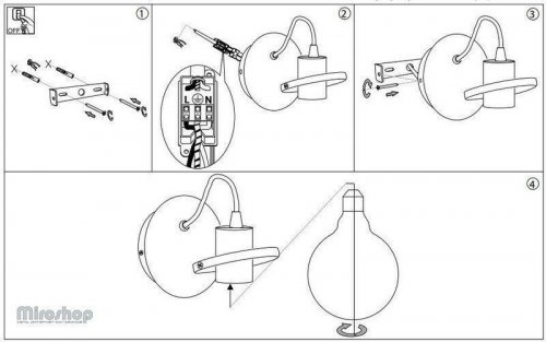 Спот Ideal Lux RADIO AP1 BIANCO (119465) (88968)