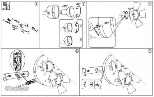 Спот Ideal Lux CIAK PL4 NERO (095707)
