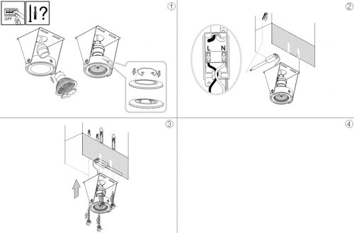 Спот  Ideal  Lux  CHANNEL  SMALL  (203133)  (22881)