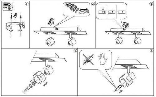 Спот  Ideal  Lux  NOSTALGIA  AP2  (077949)  (56329)