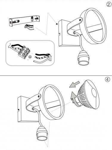 Спот Ideal Lux GLIM PL1 NERO (200231) (23084) 