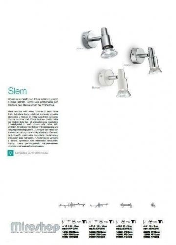 Спот Ideal Lux SLEM PL4 CROMO (142067) (96736)