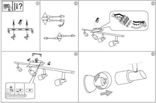 Спот Ideal Lux SLEM PL4 CROMO (142067) (96736)