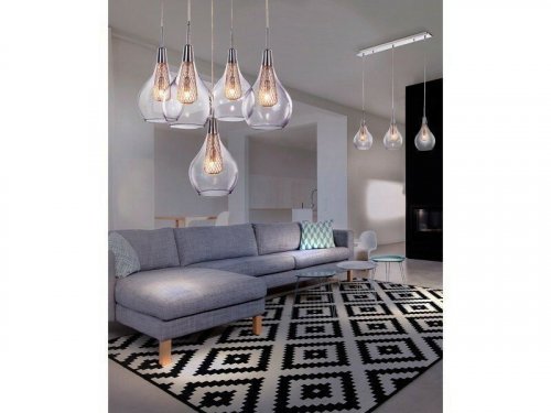 Підвісний світильник Azzardo AZ1689 Elektra 3 line (MD15002028-5LN-CH) (15555)