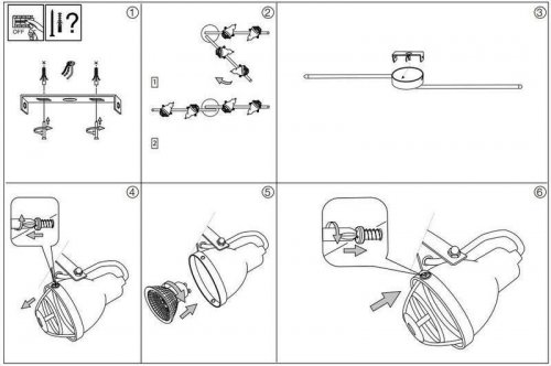 Спот Ideal Lux BOB MINI PL4 (155494) (13077)