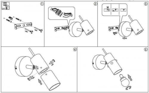 Спот Ideal Lux ELIS AP1 (031071) (48452)