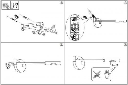 Спот Ideal Lux DRILL AP1 BRUNITO (153582)