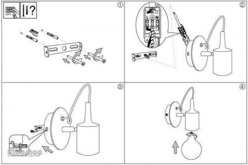 Спот Ideal Lux EDISON AP1 CROMO (138367) (23046)