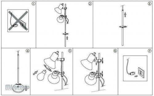 Торшер Ideal Lux POLLY PT2 CROMO (061122) (48835)