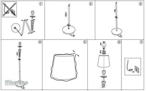 Торшер Ideal Lux PEGASO PT1 (059228)