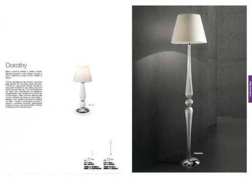 Торшер Ideal Lux DOROTHY PT1 TRASPARENTE (035369) (48413)