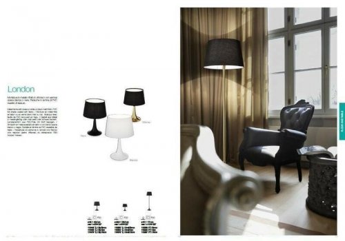 Торшер Ideal Lux LONDON PT1 BIANCO (110233) (88195)