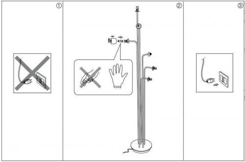Торшер Ideal Lux MALLOW PT6 (174426) (13238)