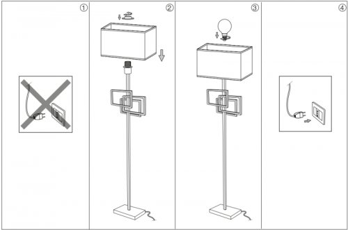 Торшер Ideal Lux LUXURY PT1 OTTONE (201122) (22974)