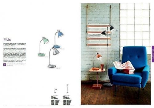 Торшер Ideal Lux ELVIS PT2 ARGENTO (042794) (81179)