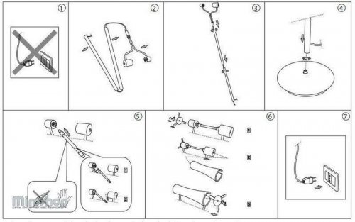 Торшер Ideal Lux STAND UP PT1 (027289) (48965)