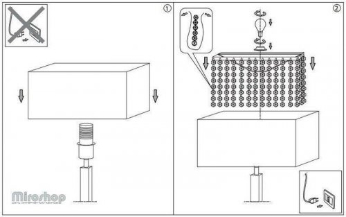 Торшер Ideal Lux PHOENIX PT1 NERO (113692) (88200) 