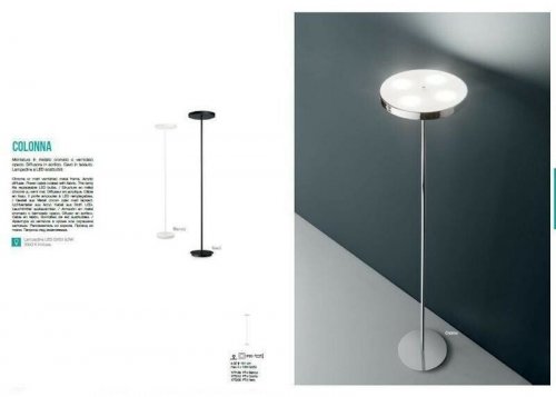 Торшер Ideal Lux COLONNA PT4 NERO (177205) (12950) 
