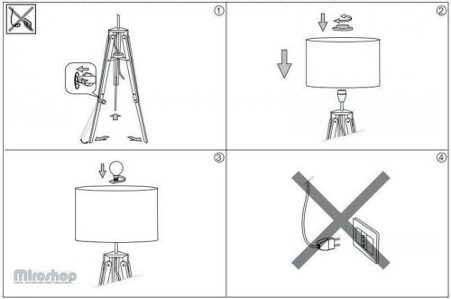 Торшер Ideal Lux KLIMT PT1 (137827) (94222)