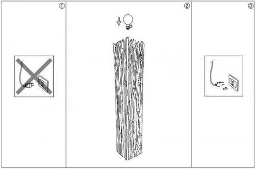 Торшер Ideal Lux DRIFTWOOD PT2 (180946) (13039) 