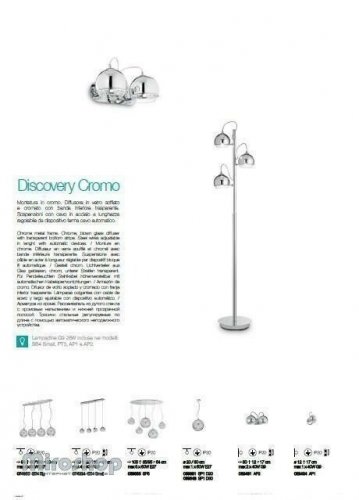 Торшер Ideal Lux DISCOVERY CROMO PT3 (017754)