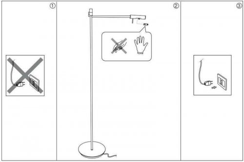 Торшер Ideal Lux DRILL PT1 CROMO (153612) (13202)