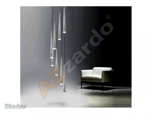 Подвесной светильник Azzardo AZ0257 Stylo 8 (chrome) (MD1220A-8-CH)