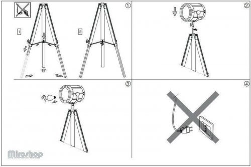 Торшер Ideal Lux TORCHIO PT1 BIG BIANCO (133973)
