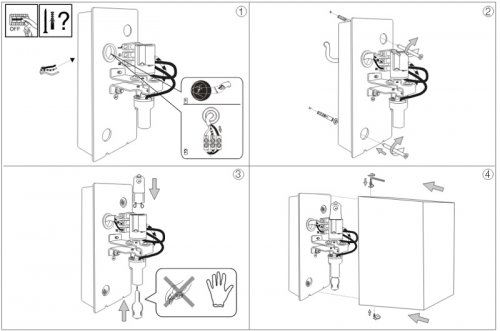 Настенный светильник Ideal Lux UP AP2 COFFEE (213354) (23263)