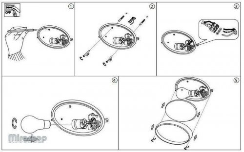 Вуличний світильник Ideal Lux MIKE AP1 SMALL ANTRACITE (061788) (48689)