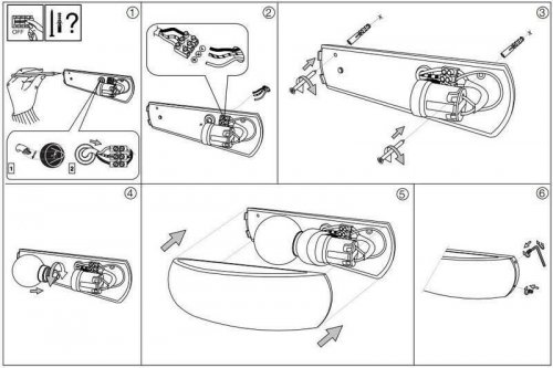 Настінний світильник Ideal Lux GIOVE AP1 COFFEE (163598) (13323) 