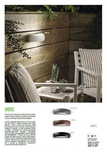 Настінний світильник Ideal Lux GIOVE AP1 COFFEE (163598) (13323) 