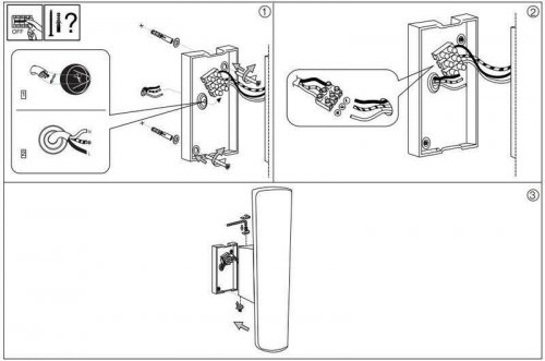 Настінний світильник Ideal Lux ETERE AP1 BIANCO (172347) (13208) 