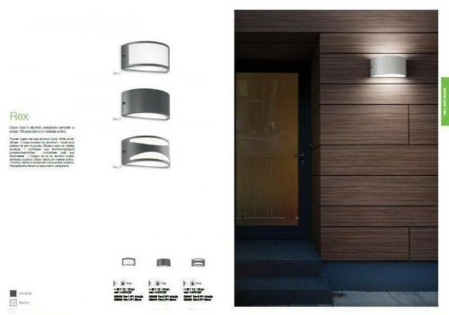 Вуличний світильник Ideal Lux REX-3 AP1 ANTRACITE (092447) (81361)