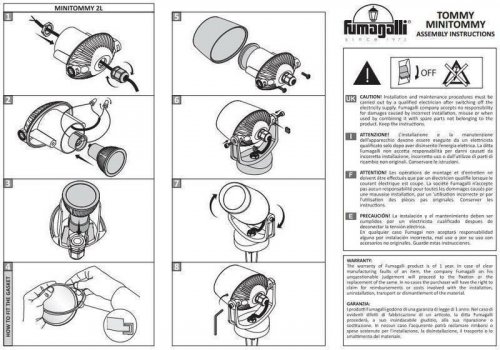 Спот Ideal Lux MINITOMMY AP1 BIANCO (096483) (81276)