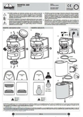 Настінний світильник Ideal Lux KEOPE AP1 SMALL BIANCO (147765) (94129) 