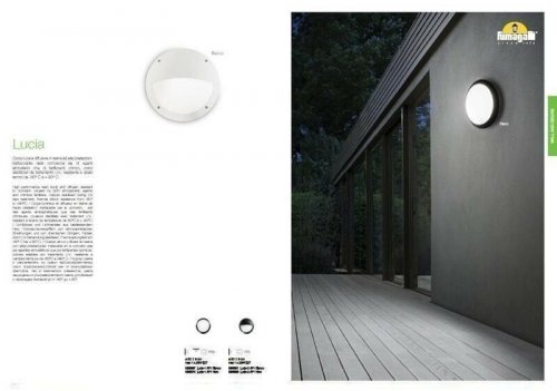 Вуличний світильник Ideal Lux LUCIA-2 AP1 BIANCO (096681) (81260)