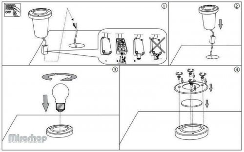 Світильник Ideal Lux PARK PT1 ROUND MEDIUM (032825) (48795)