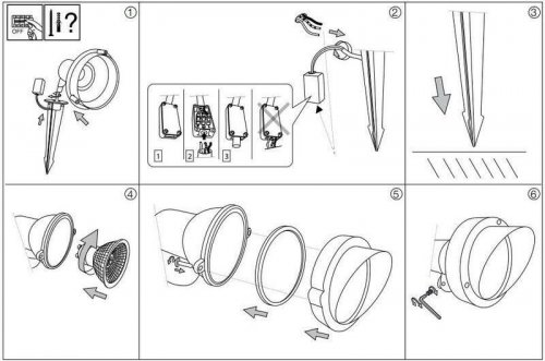 Парковий світильник Ideal Lux TERRA PT1 SMALL NERO (046211) (13149)
