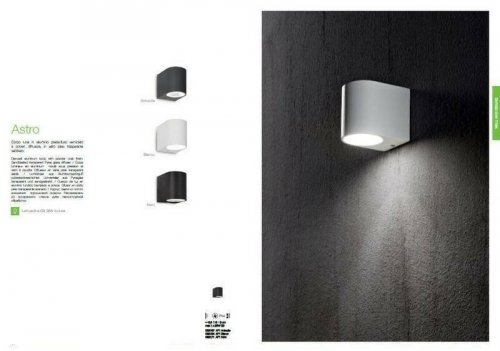 Вуличний світильник Ideal Lux ASTRO AP1 BIANCO (092164) (88092) 